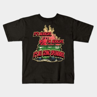 Dumpster Fire Kids T-Shirt